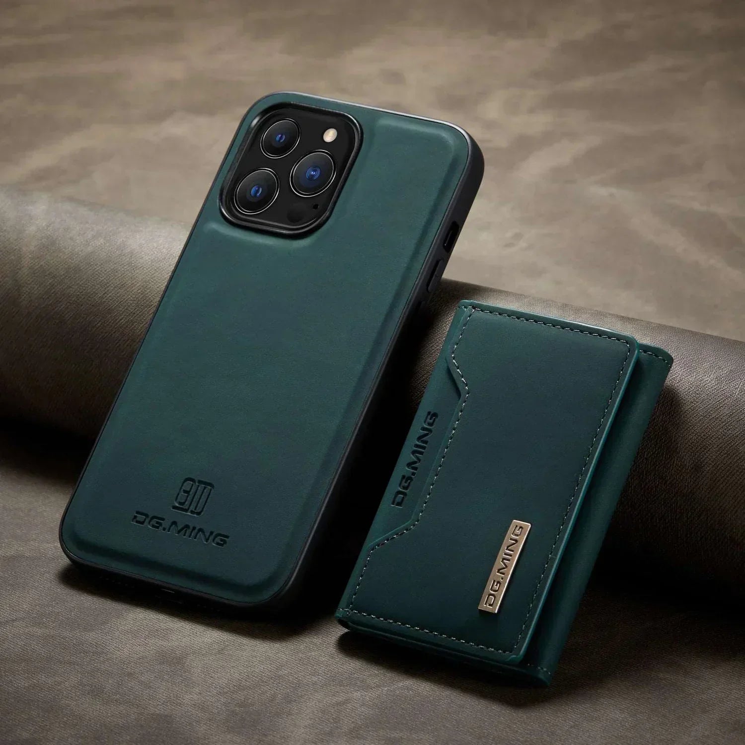 2-in-1 Detachable Leather Wallet Phone Case for iPhone – Magnetic Card Holder Cover with Kickstand