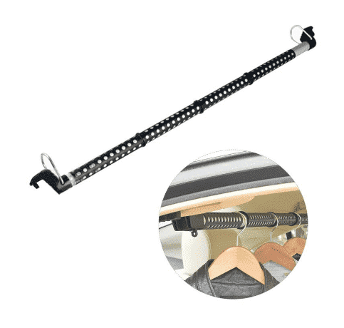 Telescopic Car Clothing Rack | Expandable Vehicle Hanger Bar for Travel