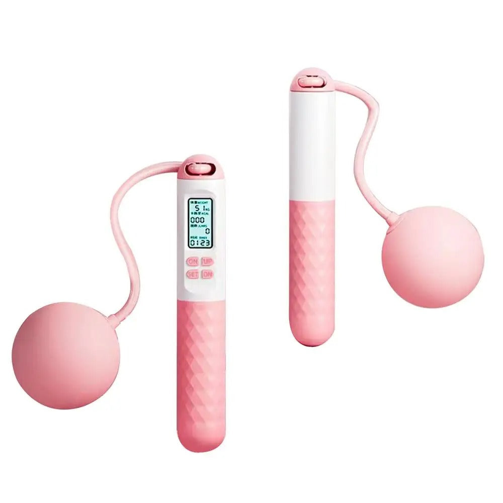 Indoor Ropeless Jump Rope | Weighted Home Gym Fitness Tracker