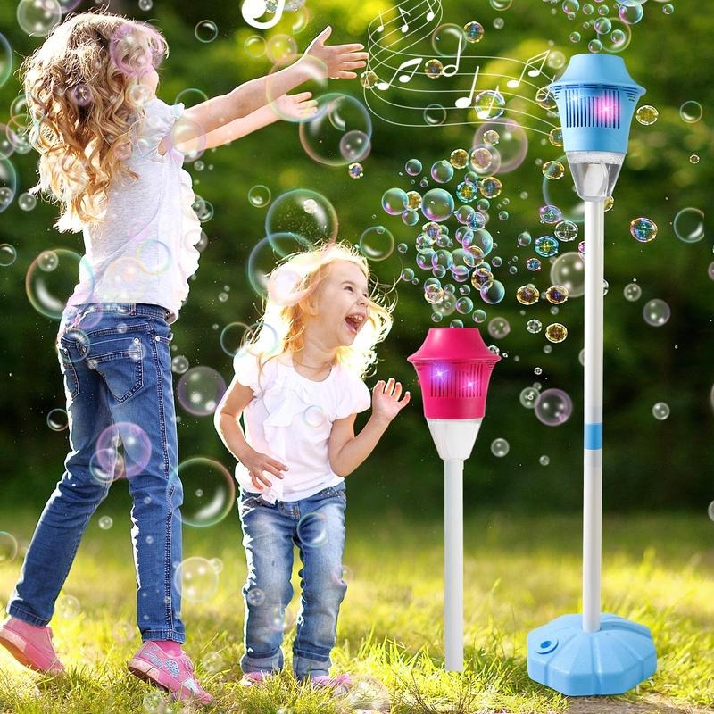 Portable Automatic High Output Bubble Machine with Adjustable Height