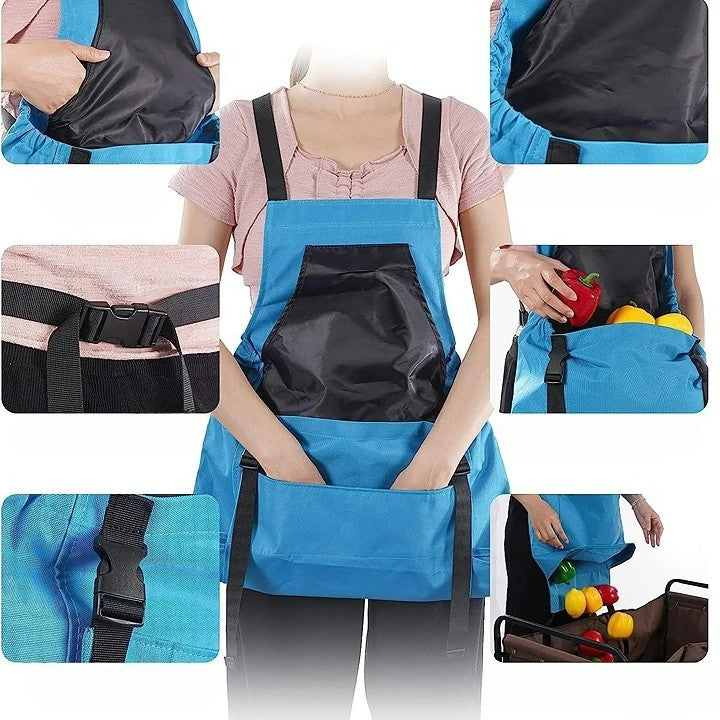 Water-Resistant Gardening Apron | Heavy Duty Tool Belt & Pockets