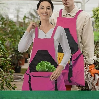 Water-Resistant Gardening Apron | Heavy Duty Tool Belt & Pockets