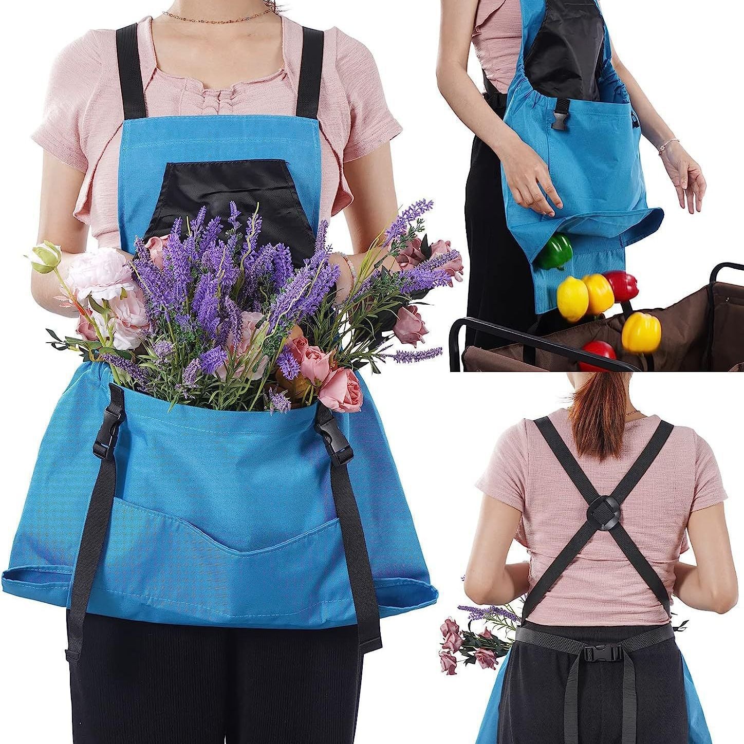 Water-Resistant Gardening Apron | Heavy Duty Tool Belt & Pockets