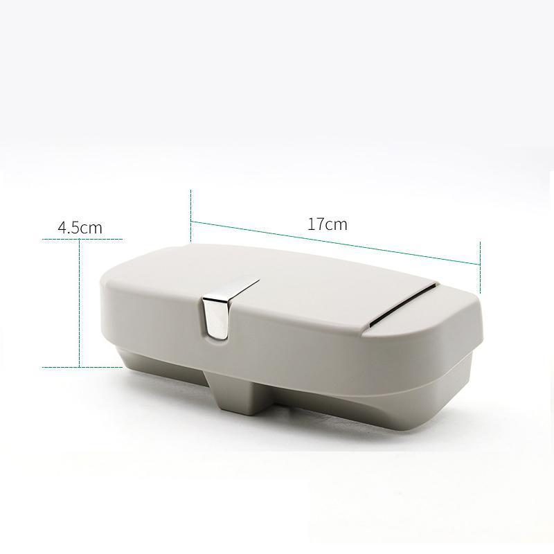 Universal Car Visor Sunglasses Case – One-Press Eyewear Holder & Organizer for Car, SUV & Truck