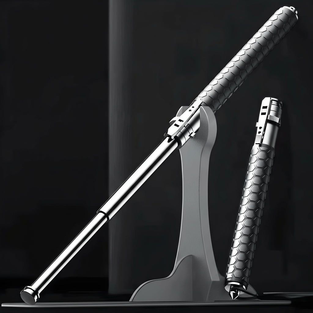 AllGuard Stick – Automatic Self-Defense Walking Stick with Stability Support