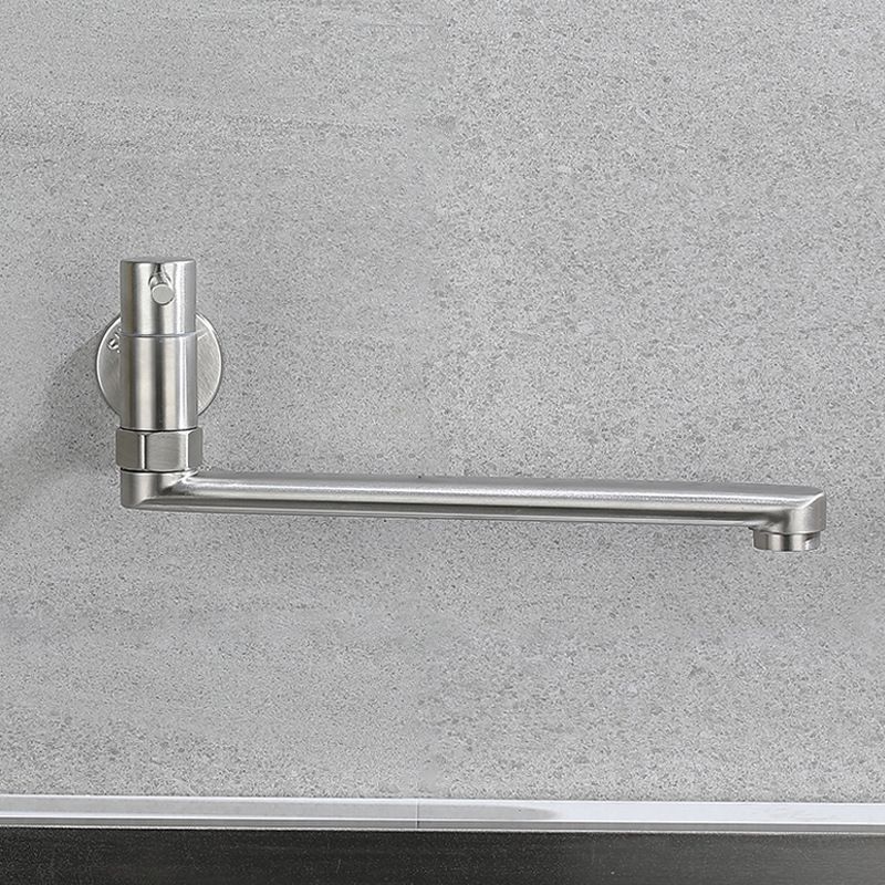 Swivel Pot Filler Kitchen Faucet – Wall-Mounted Stainless Steel Single-Handle Folding Tap for Stove & Sink