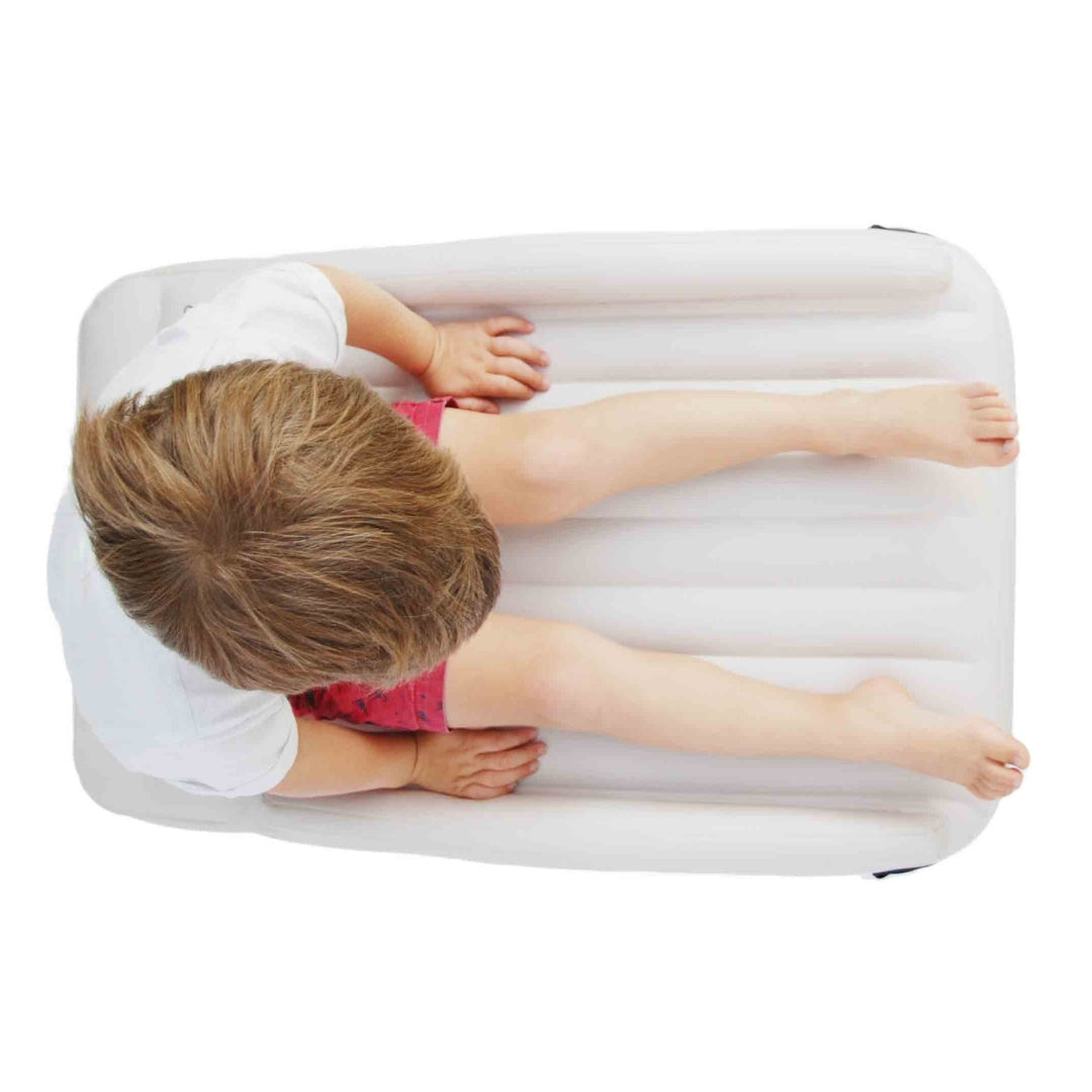 Kids Inflatable Travel Air Mattress | Portable Toddler Sleepover Bed
