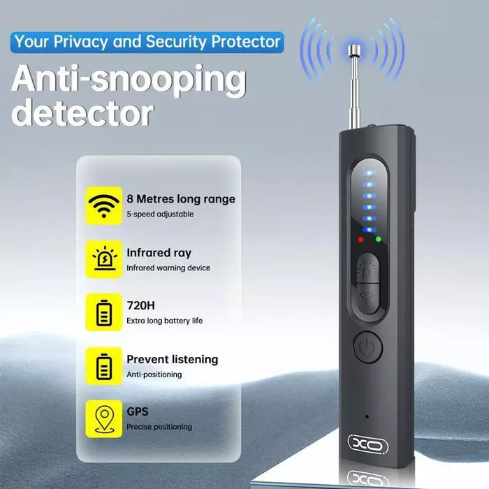 Hidden Camera & GPS Detector – Advanced RF Signal Scanner for Privacy Protection at Home, Hotel & Travel