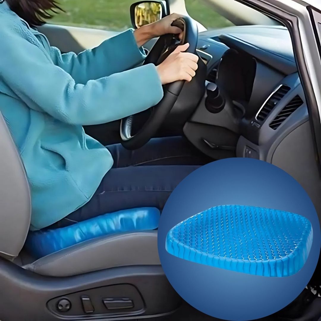 Orthopedic Gel Seat Cushion | Coccyx Pad for Sciatica & Tailbone