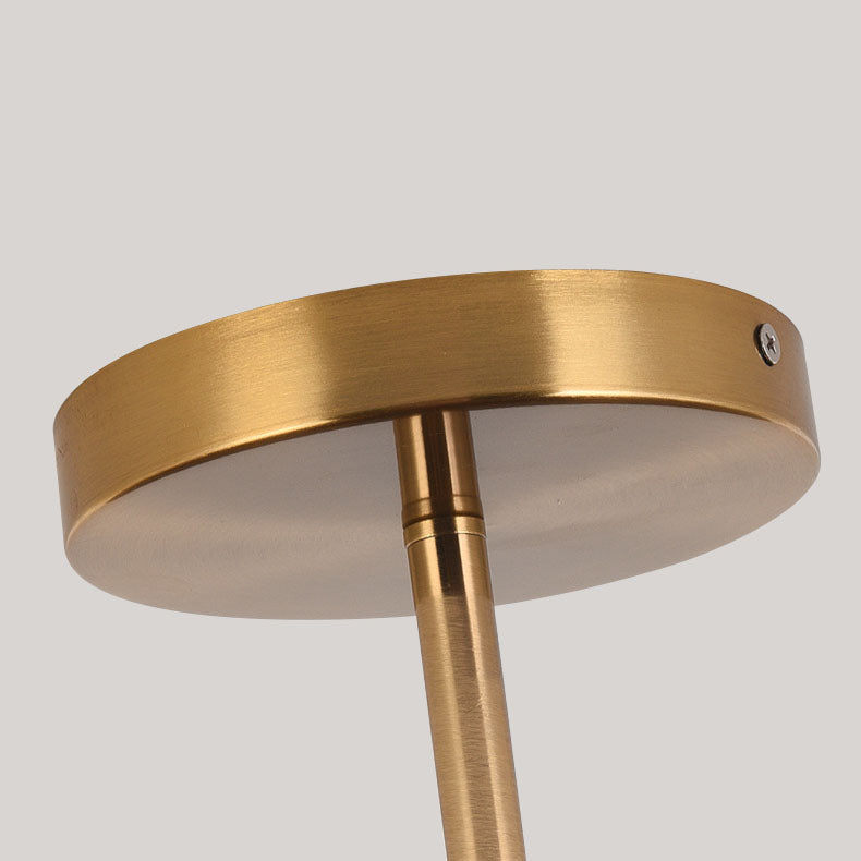 Japanese Minimalist Round Wood LED Ceiling Light and Semi Flush Mount