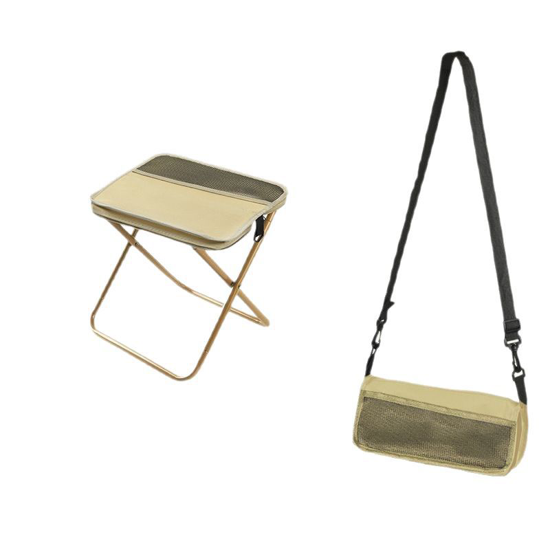 Foldable Backpack Stool and Portable Chair for Camping and Fishing