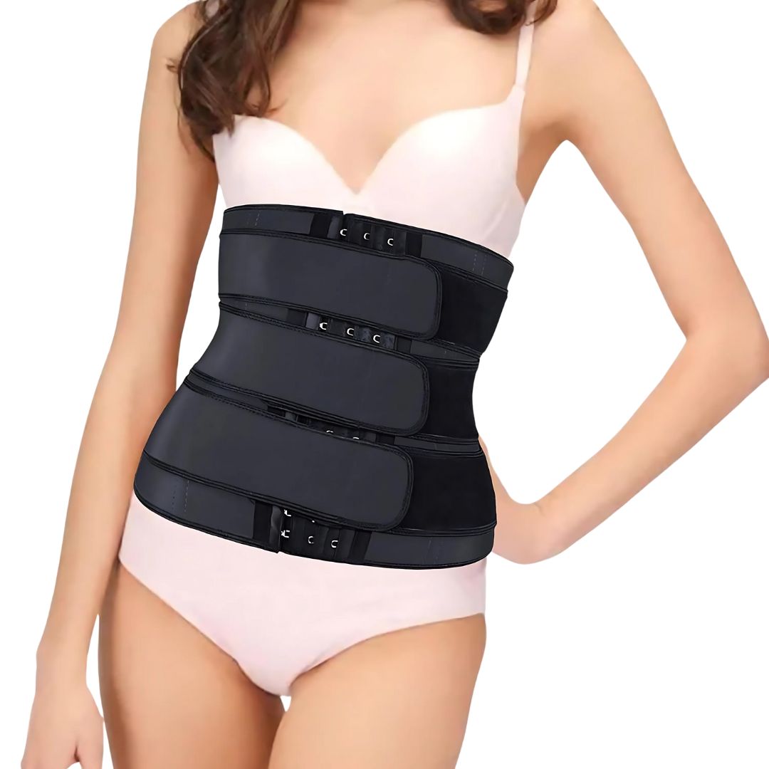 Breathable Neoprene Waist Trainer Belt – Triple Compression Support Band for Workouts & Postpartum Recovery
