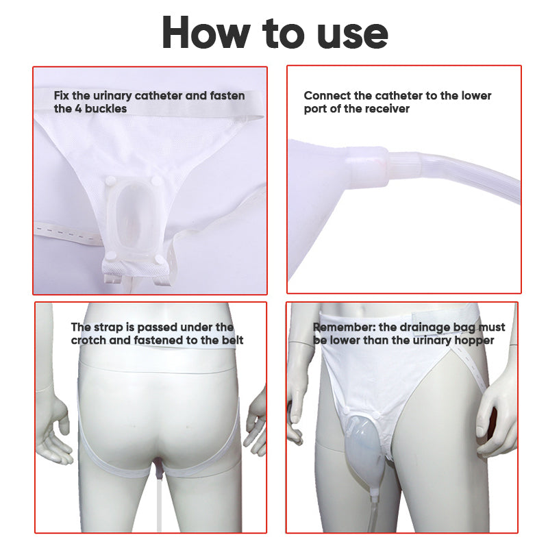 Spill Proof Portable Urinal System for Travel and Emergencies