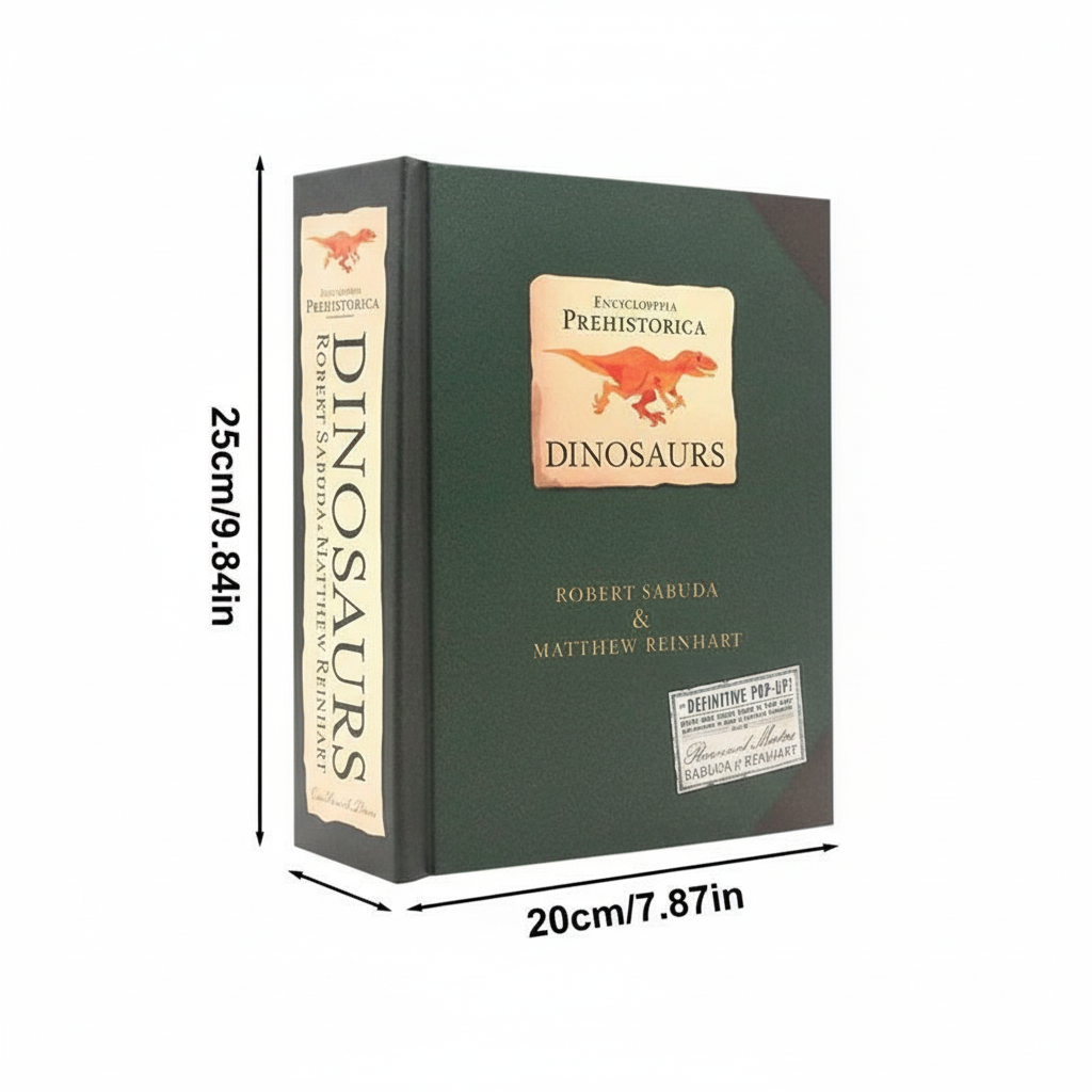Dinosaur 3D Pop-Up Book | Interactive Educational Jurassic Storybook for Kids