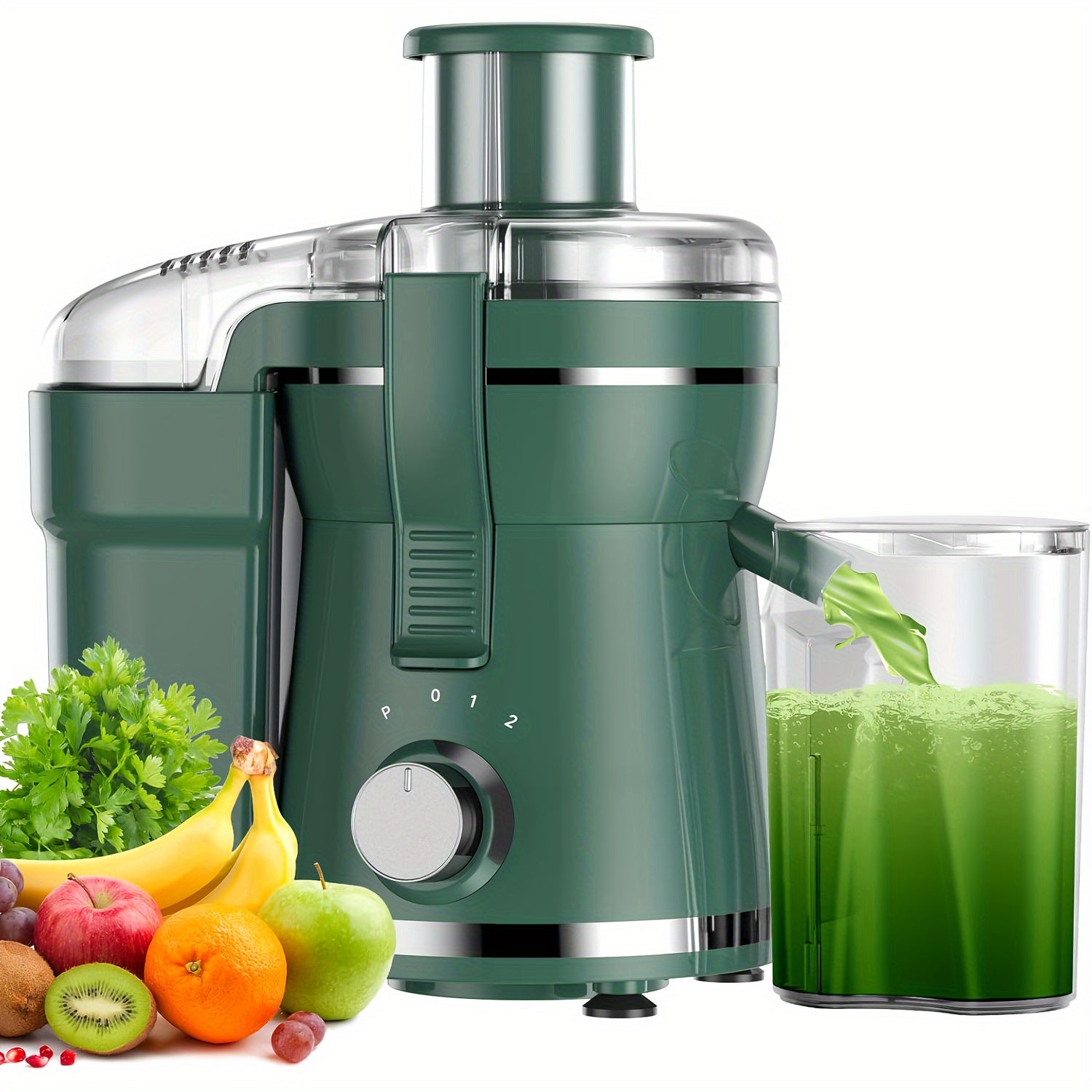 Wide Mouth Stainless Steel Juicer for Fruits and Vegetables 500W
