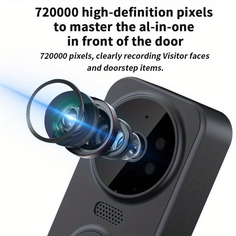 Wireless Video Doorbell with 4.3 Inch Indoor Screen and HD Camera