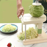 Manual Cabbage Shredder & Vegetable Slicer – Fast Stainless Blade Cutter for Sauerkraut, Slaw & Salads