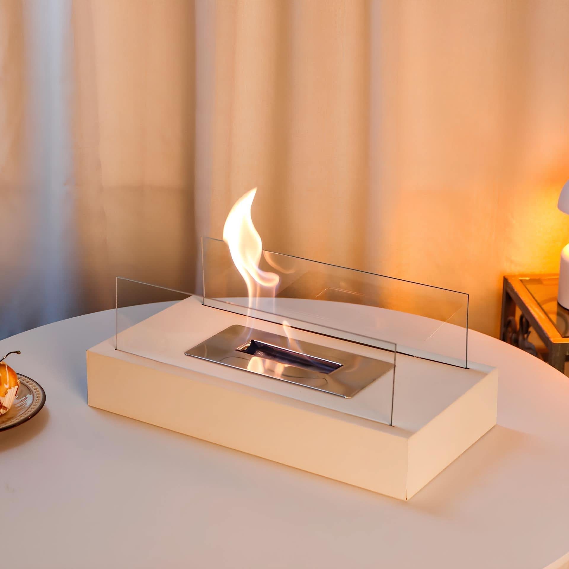 Tabletop Bioethanol Fire Pit | Smokeless Indoor & Outdoor Fireplace