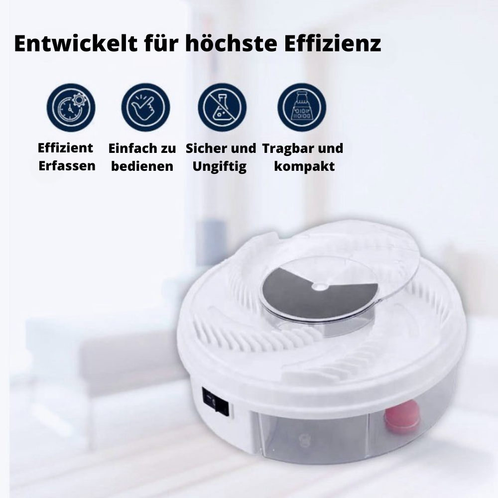 Automatic Rotating Fly Trap | Electric Fruit Fly Catcher & Killer