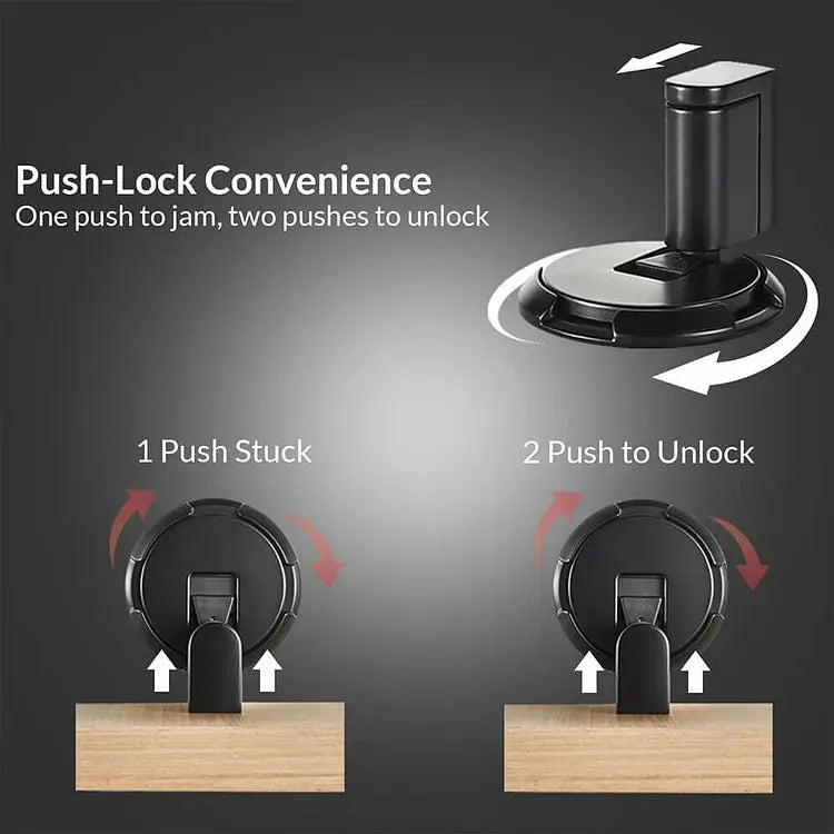 Floor Mounted Doorstop for Secure and Stylish Home Door Protection