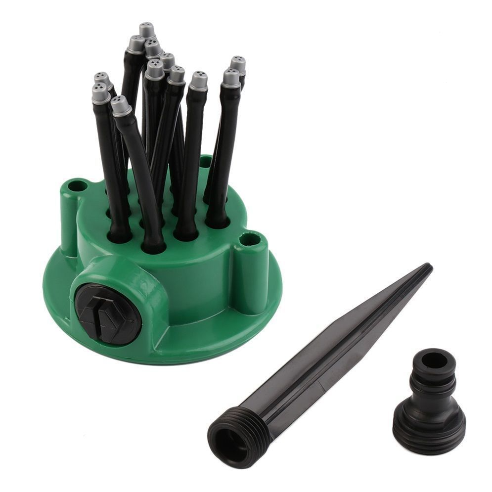 Adjustable 12 in 1 Garden Sprinkler with 360 Degree Irrigation