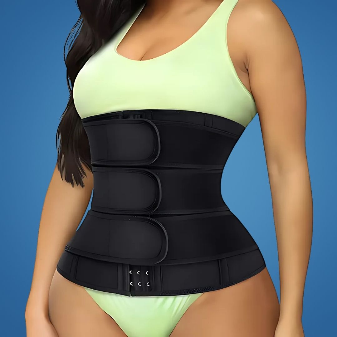 Breathable Neoprene Waist Trainer Belt – Triple Compression Support Band for Workouts & Postpartum Recovery