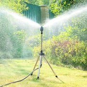 Rotating Tripod Lawn Sprinkler | Adjustable Telescoping Yard Irrigation