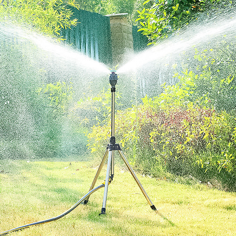 Rotating Tripod Lawn Sprinkler | Adjustable Telescoping Yard Irrigation