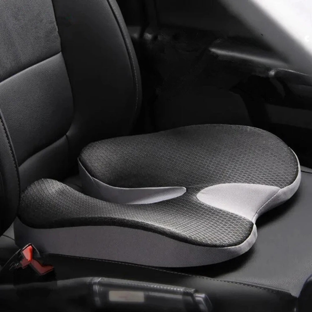 Ergonomic Car Seat Cushion | Non-Slip Sciatica & Tailbone Pad