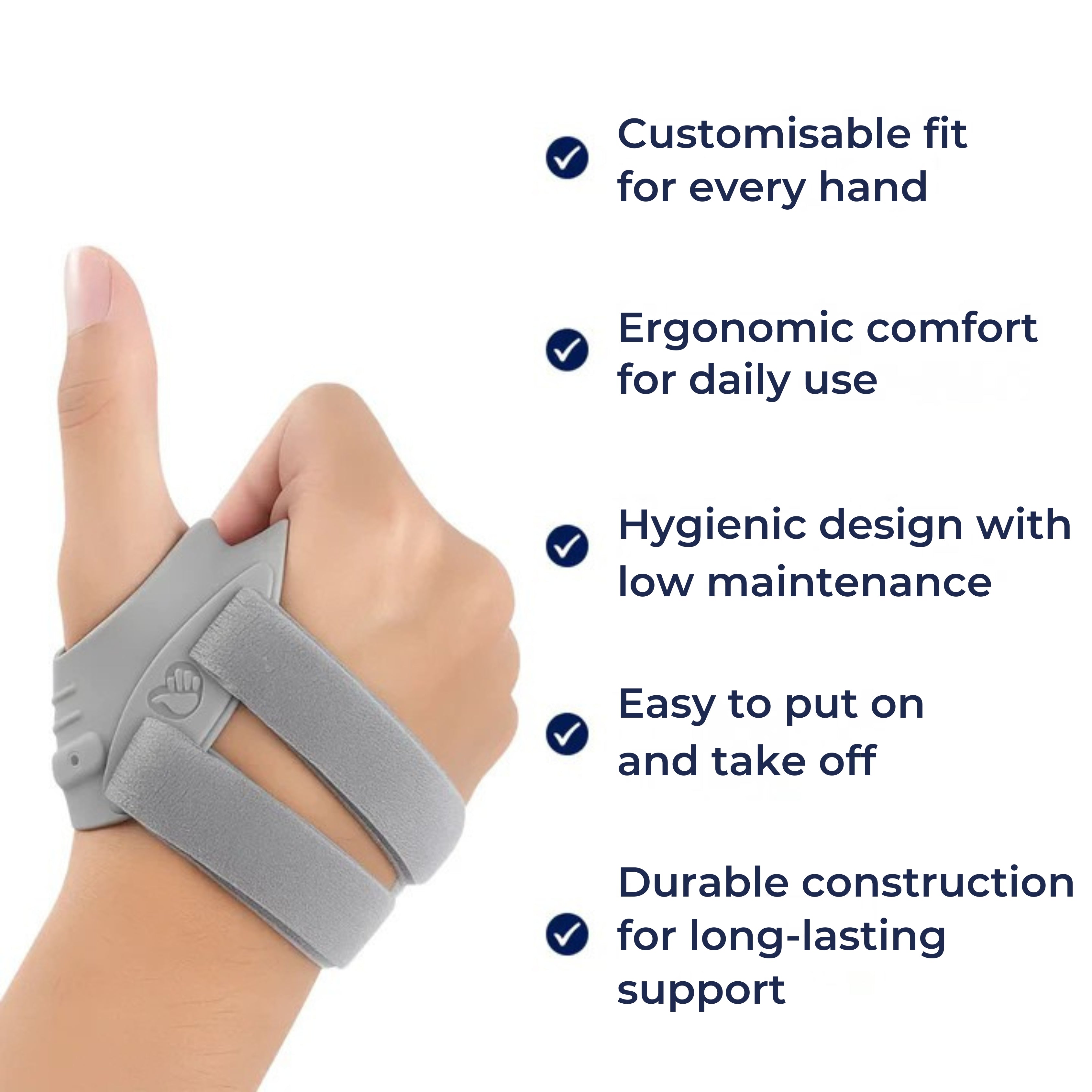CMC Joint Thumb Splint | Arthritis Support Brace & Breathable Stabilizer