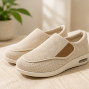 Extra-Wide Cushioned Comfort Shoes for Sensitive Swollen Feet – Soft Memory-Foam Adjustable Everyday Footwear