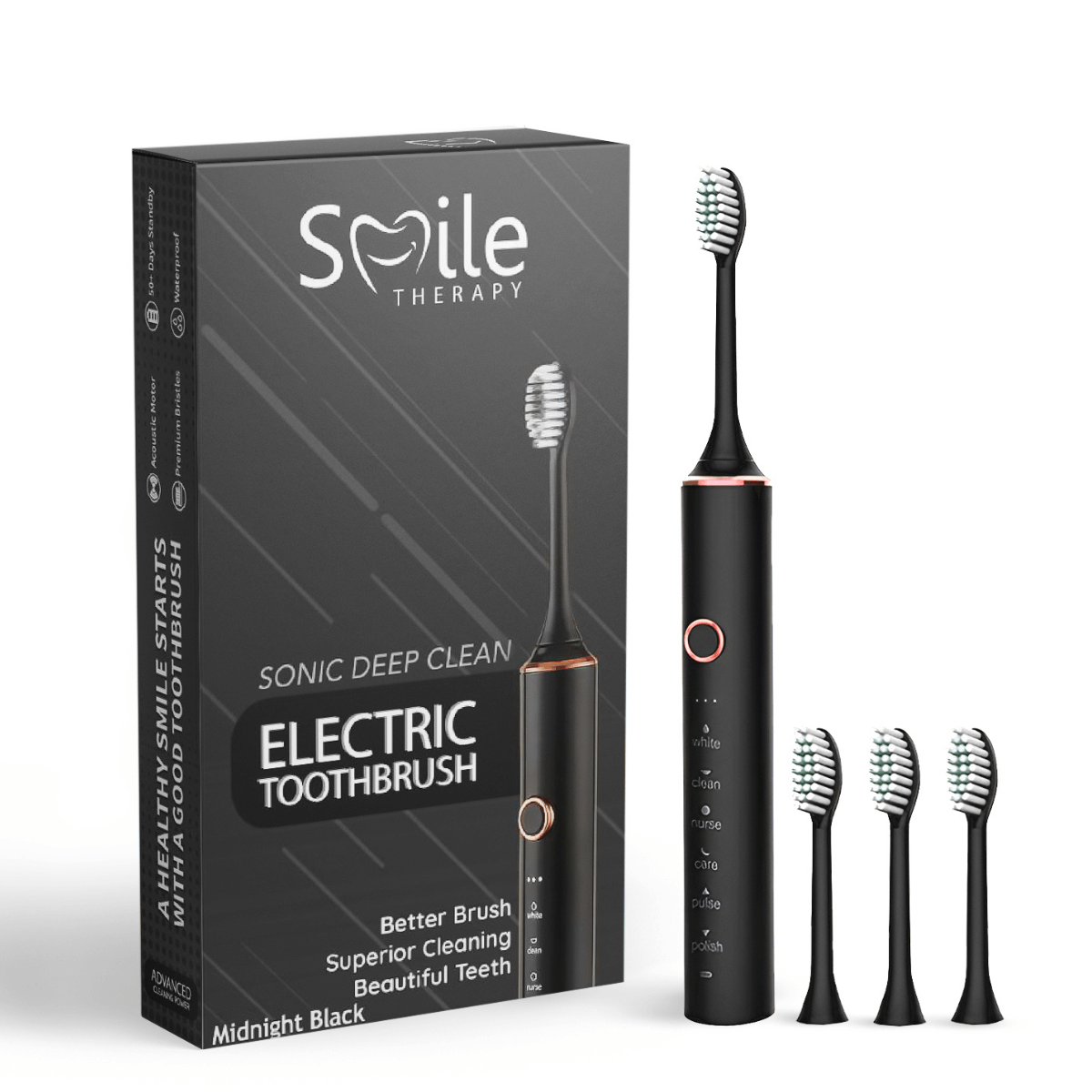 Rechargeable Sonic Electric Toothbrush | 6-Mode Whitening & Timer