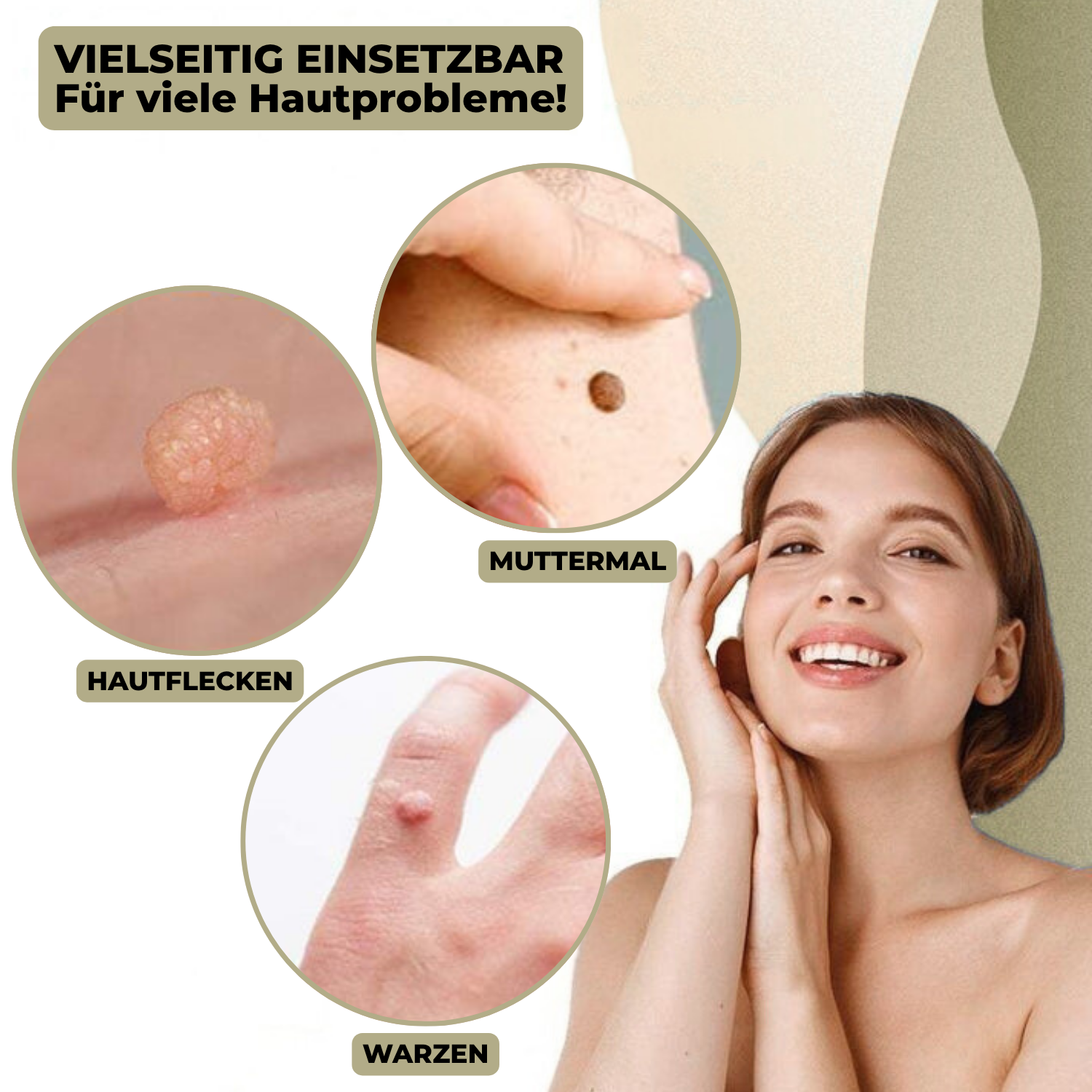 Pain Free At Home Wart and Mole Remover Skin Care Treatment
