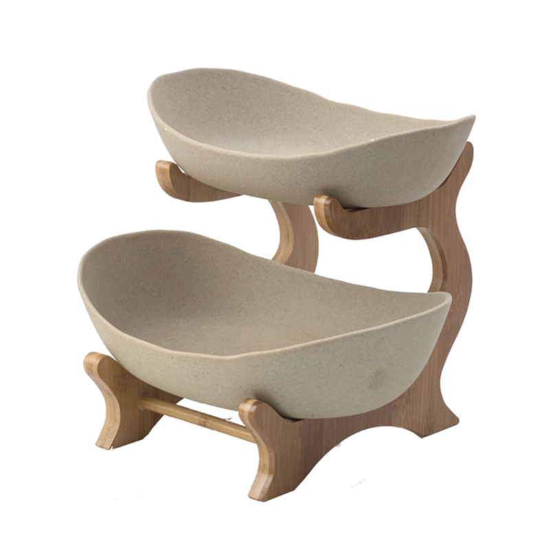 Three Tiered Fruit Bowl Stand for Kitchen Organization