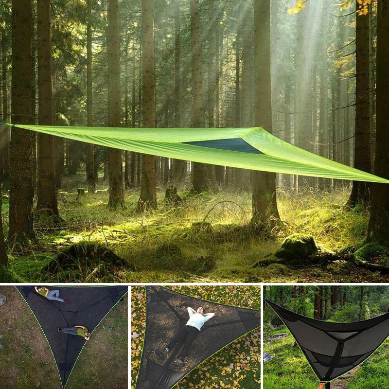 Large Multi Person Hammock with High Capacity for Camping and Outdoors