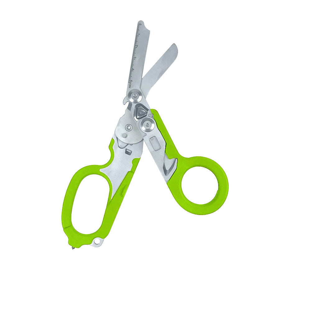 Emergency Rescue Shears | Tactical EMT Multi-Tool with Glass Breaker (6-in-1)