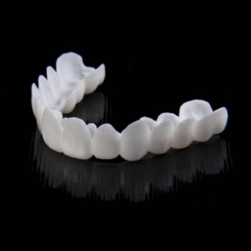Snap-On Veneers for Upper and Lower Teeth with Removable Smile Cover