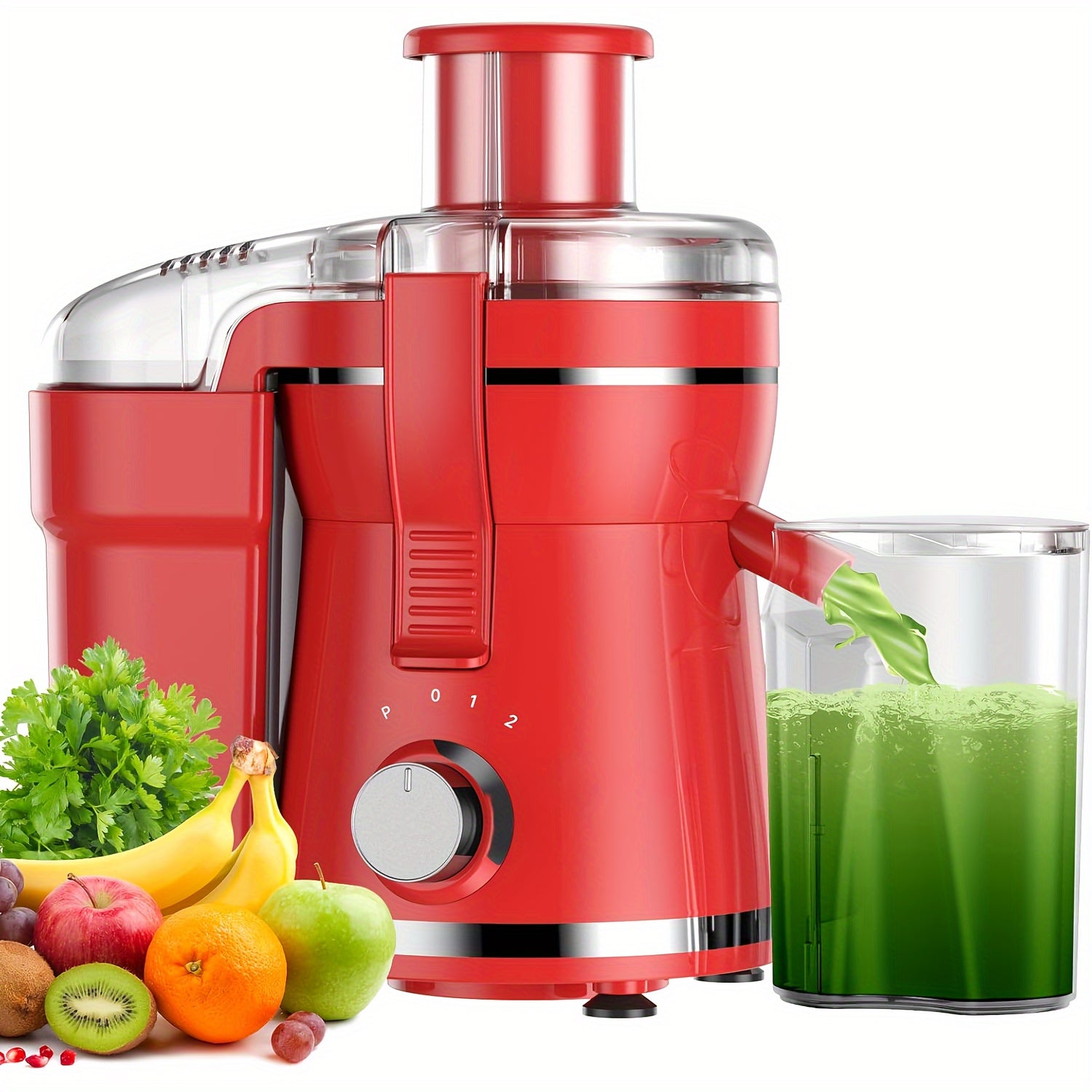 Wide Mouth Stainless Steel Juicer for Fruits and Vegetables 500W