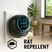 Ultrasonic Rodent Repeller | Indoor/Outdoor Mouse & Rat Plug-In