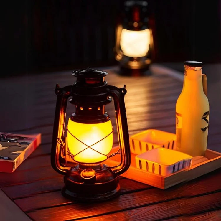 Rechargeable LED Camping Lantern – Waterproof Portable Light with Warm & Flame Modes for Outdoor Adventures