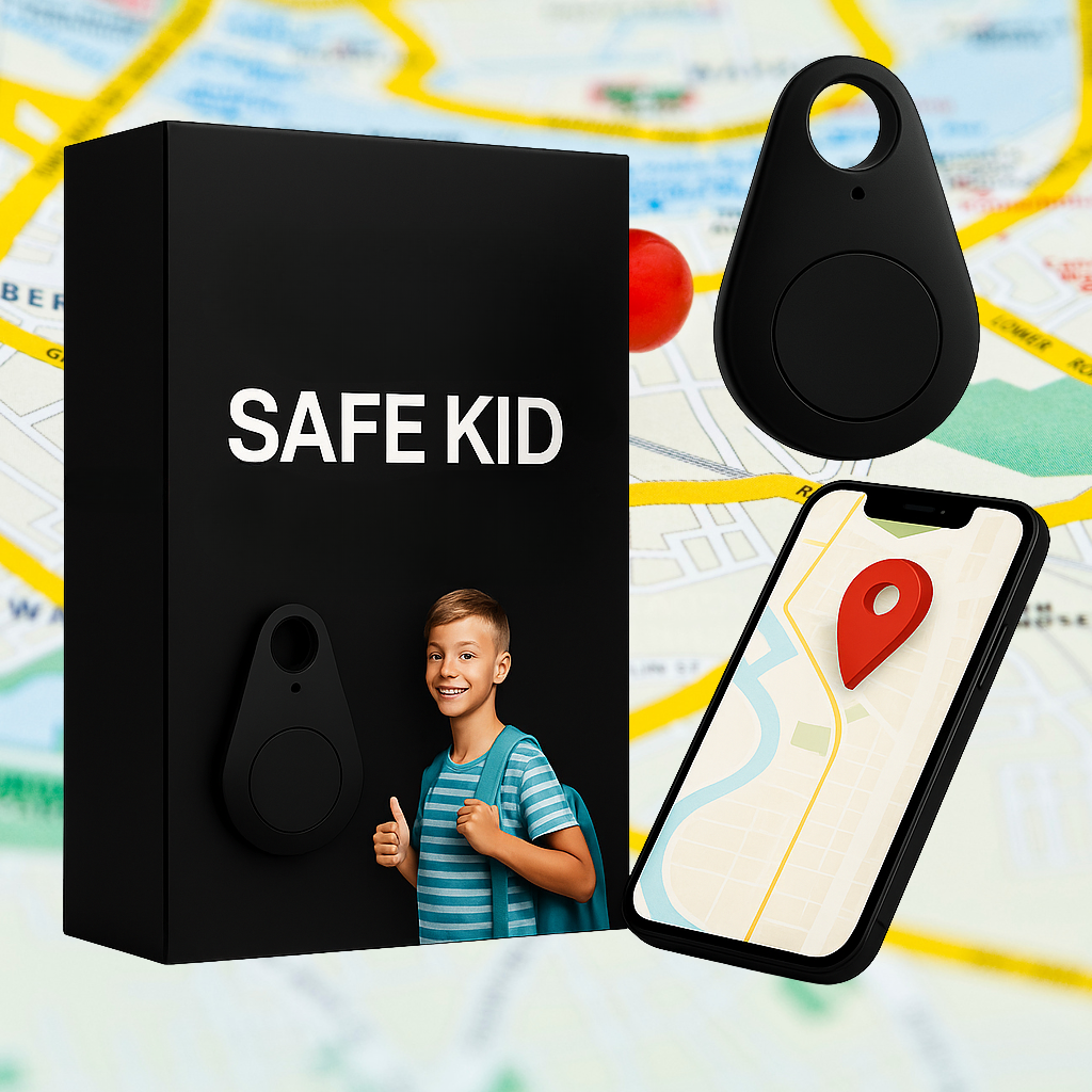 Waterproof Kids GPS Tracker | Real-Time Locator & SOS Button