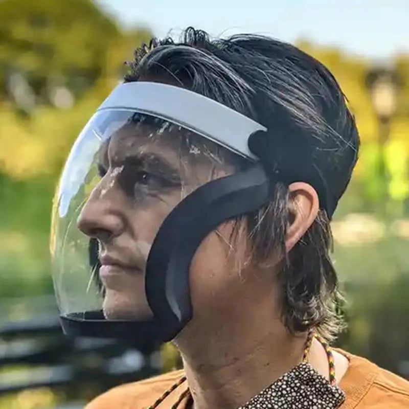 Large Transparent Face Shield for Full Facial Protection
