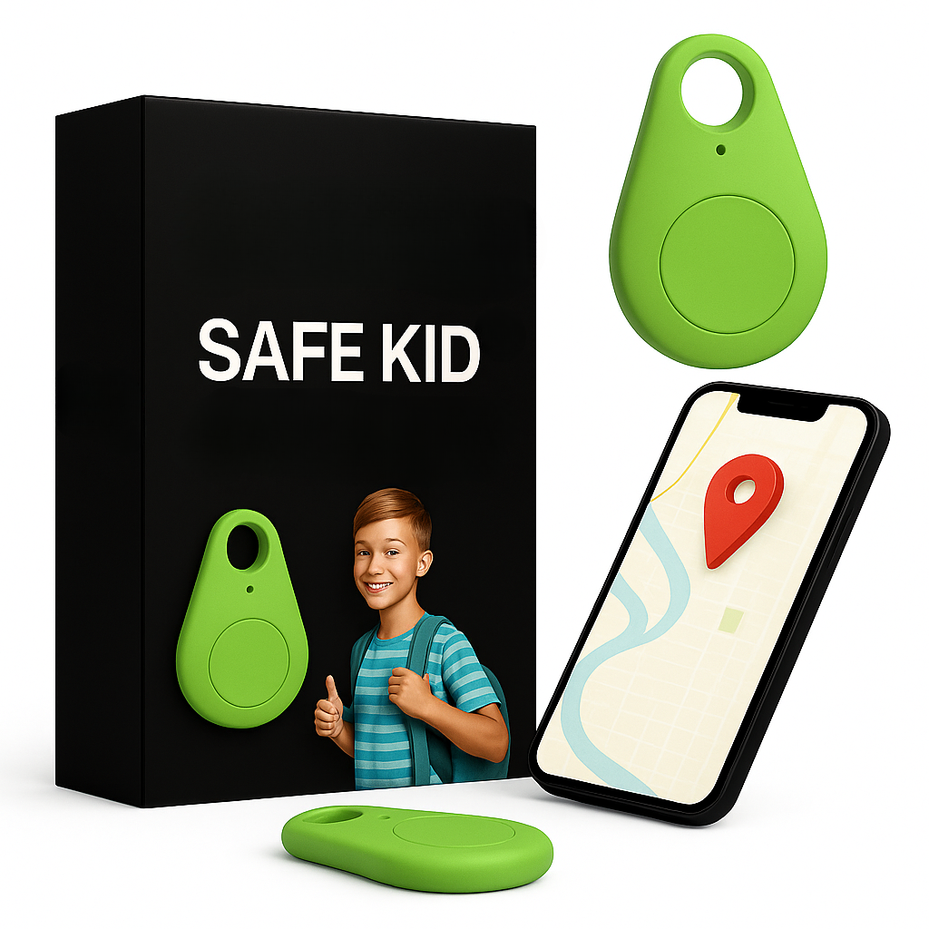 Waterproof Kids GPS Tracker | Real-Time Locator & SOS Button