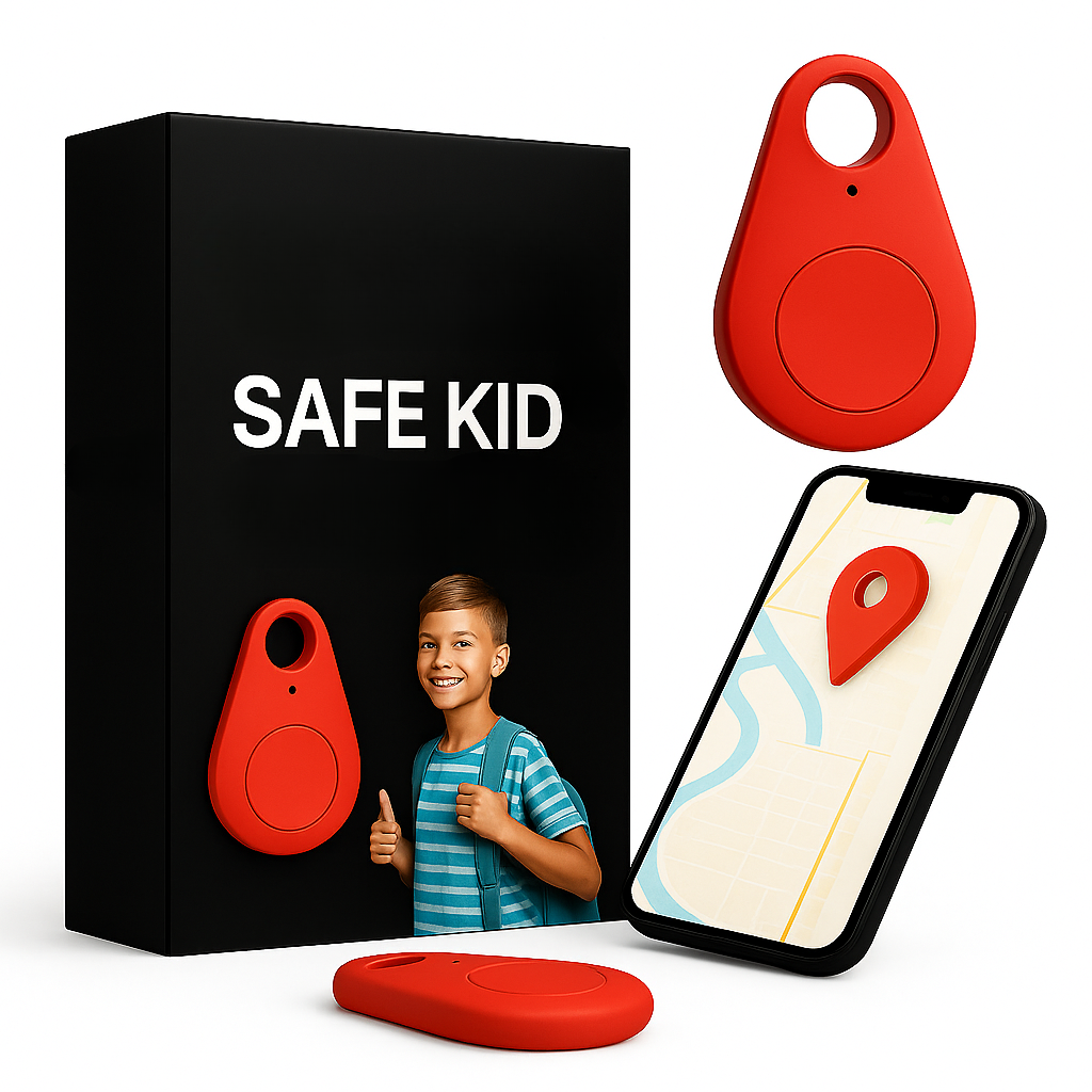 Waterproof Kids GPS Tracker | Real-Time Locator & SOS Button