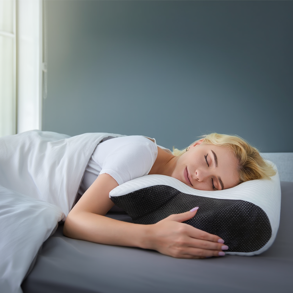 Orthopedic Contour Memory Foam Pillow | Cervical Neck Support