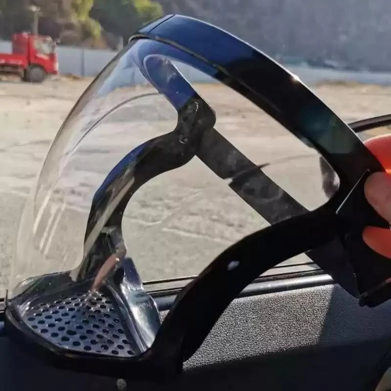 Large Transparent Face Shield for Full Facial Protection