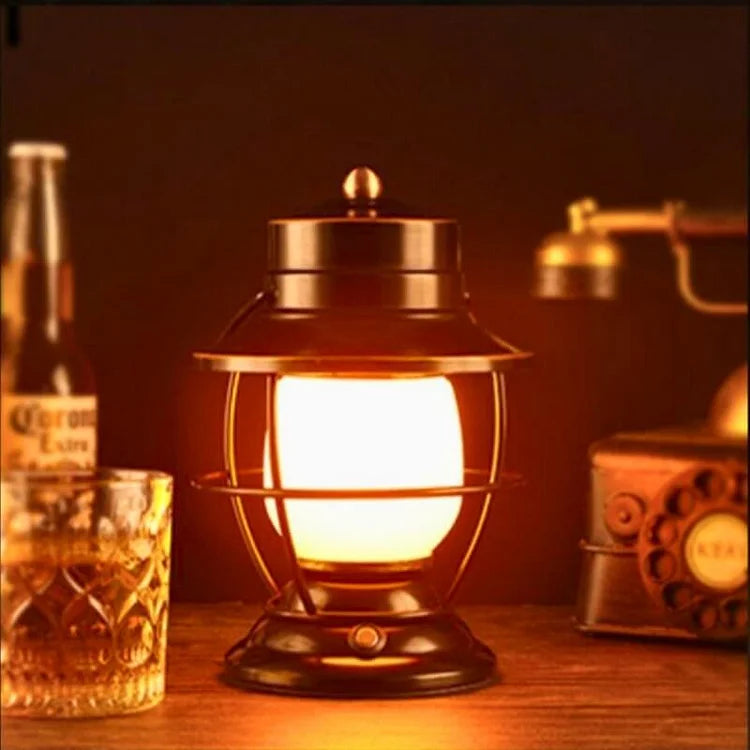 Rechargeable LED Camping Lantern – Waterproof Portable Light with Warm & Flame Modes for Outdoor Adventures