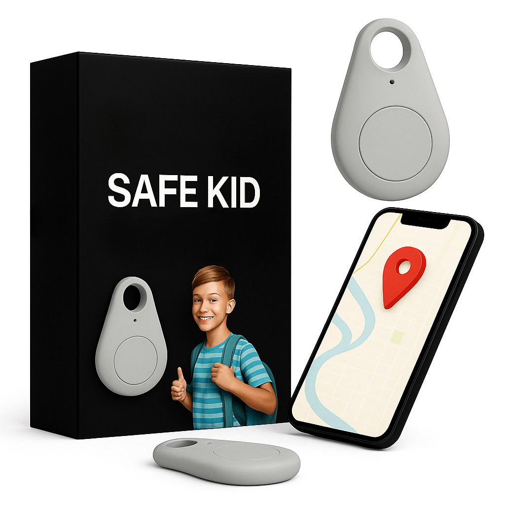 Waterproof Kids GPS Tracker | Real-Time Locator & SOS Button