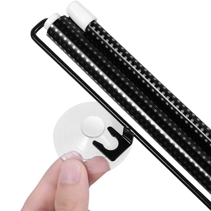 No-Drill Suction Cup Window Sunshade – Custom-Fit Blackout Roller Blind for Home, Skylight & Travel