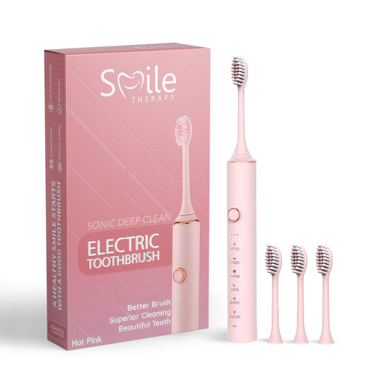 Rechargeable Sonic Electric Toothbrush | 6-Mode Whitening & Timer